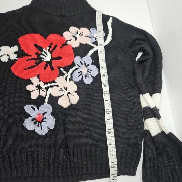 Floral knit sweater NWOT - Picture 3 of 6
